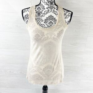 Diane Von Furstenberg Silk Blend Fringe Tank Top